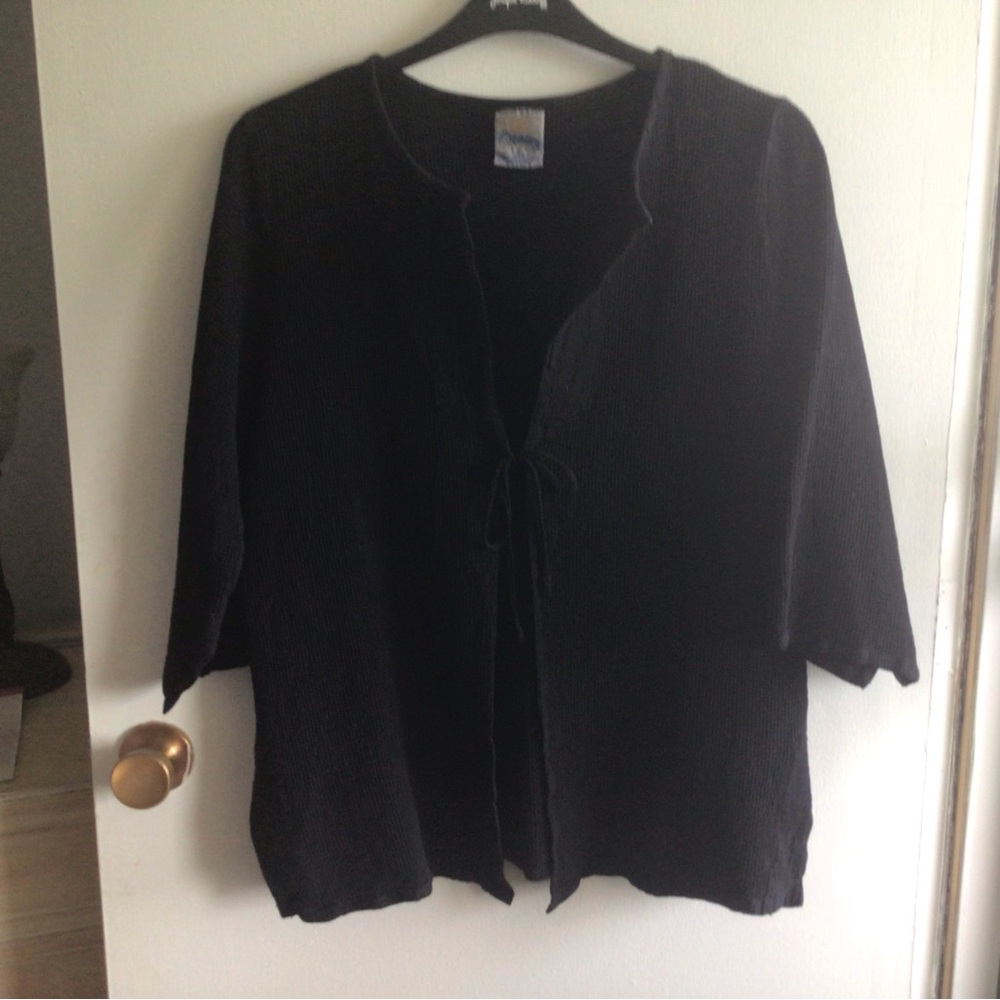 Waffle Cotton Cardigan